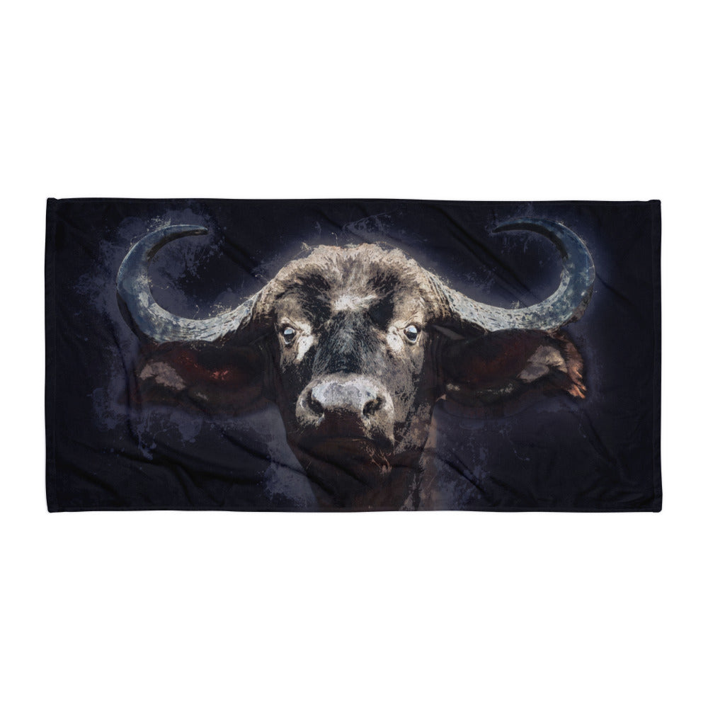 アフリカのビッグファイブプリントビーチ/バスタオル