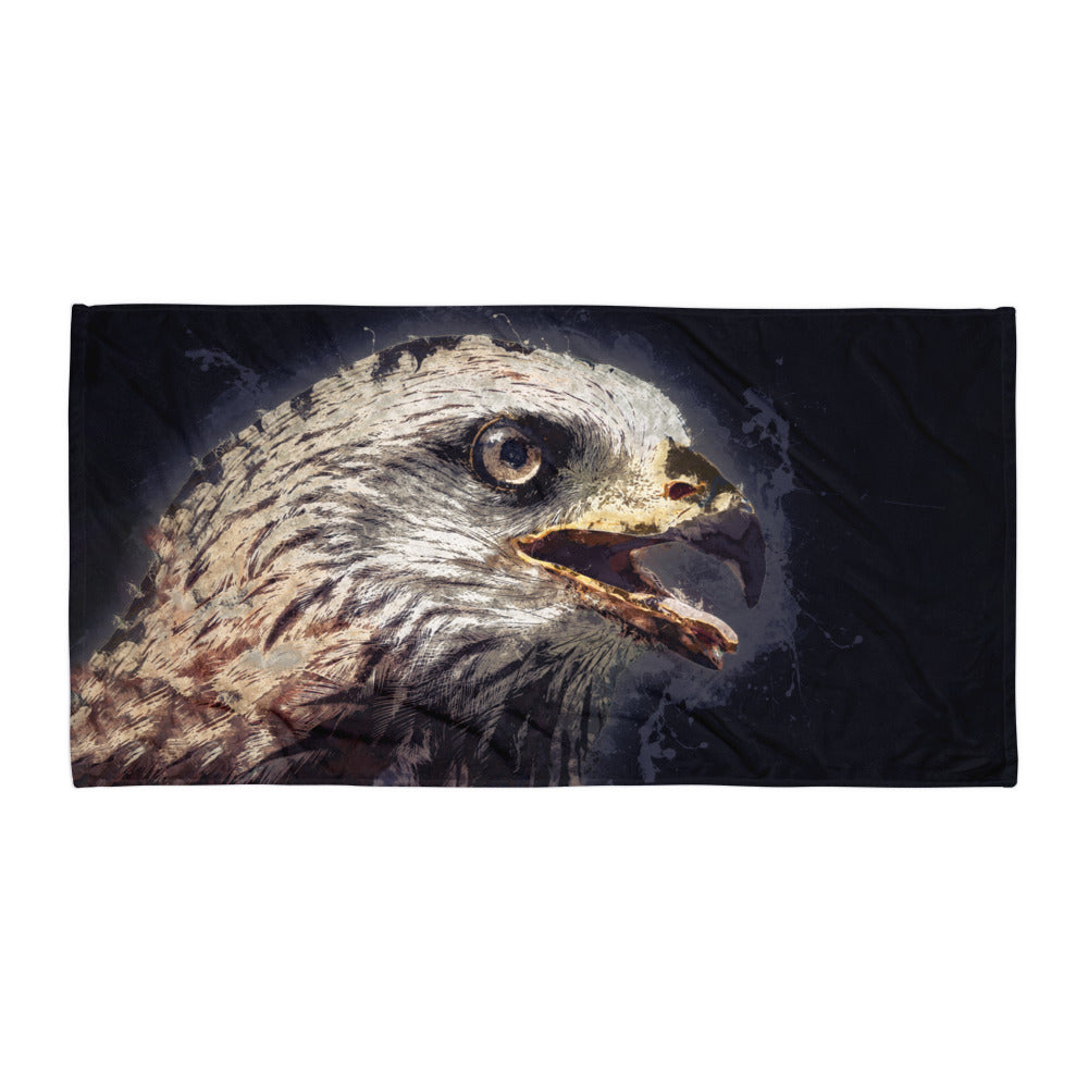 Birds of Prey Printed Beach / Bath Towels