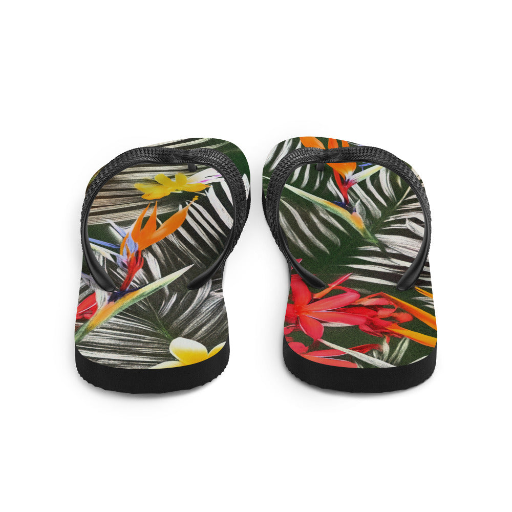 Tropical Jungle Comfort Flip-Flops