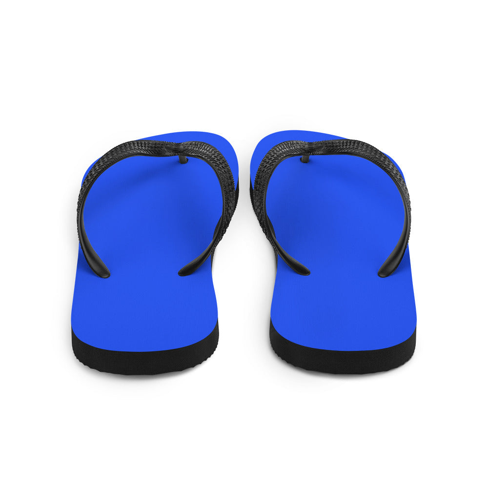 Neon Blue Comfort Flip-Flops