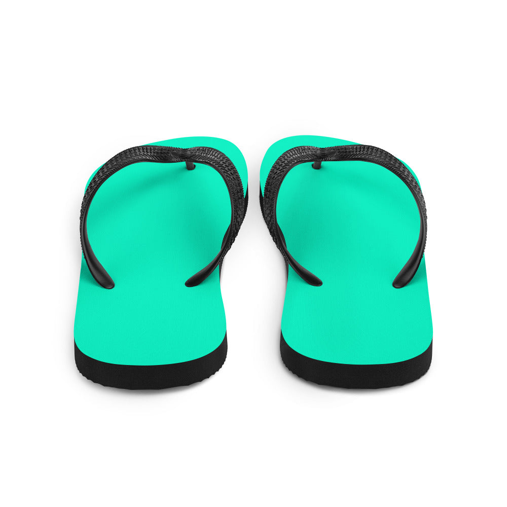 Vivid Teal Comfort Flip-Flops