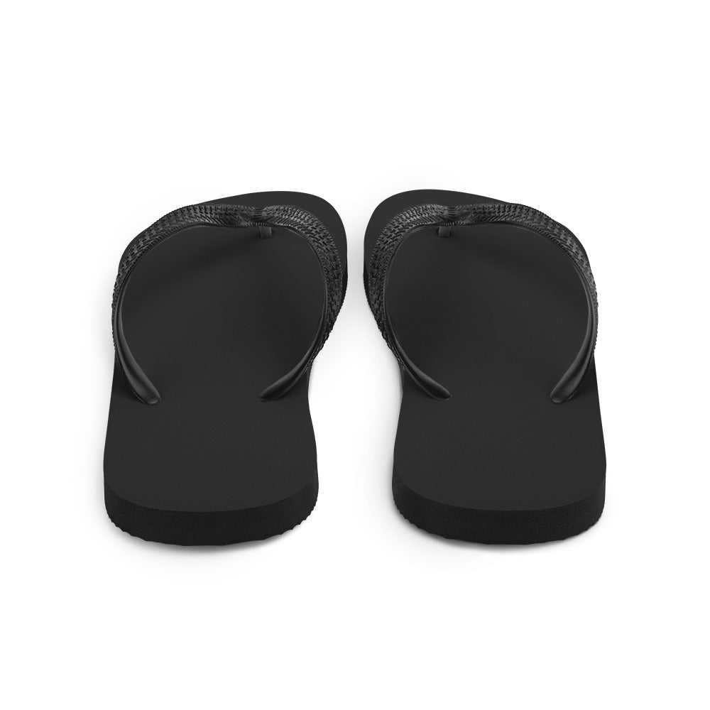 Charcoal Black Comfort Flip-Flops