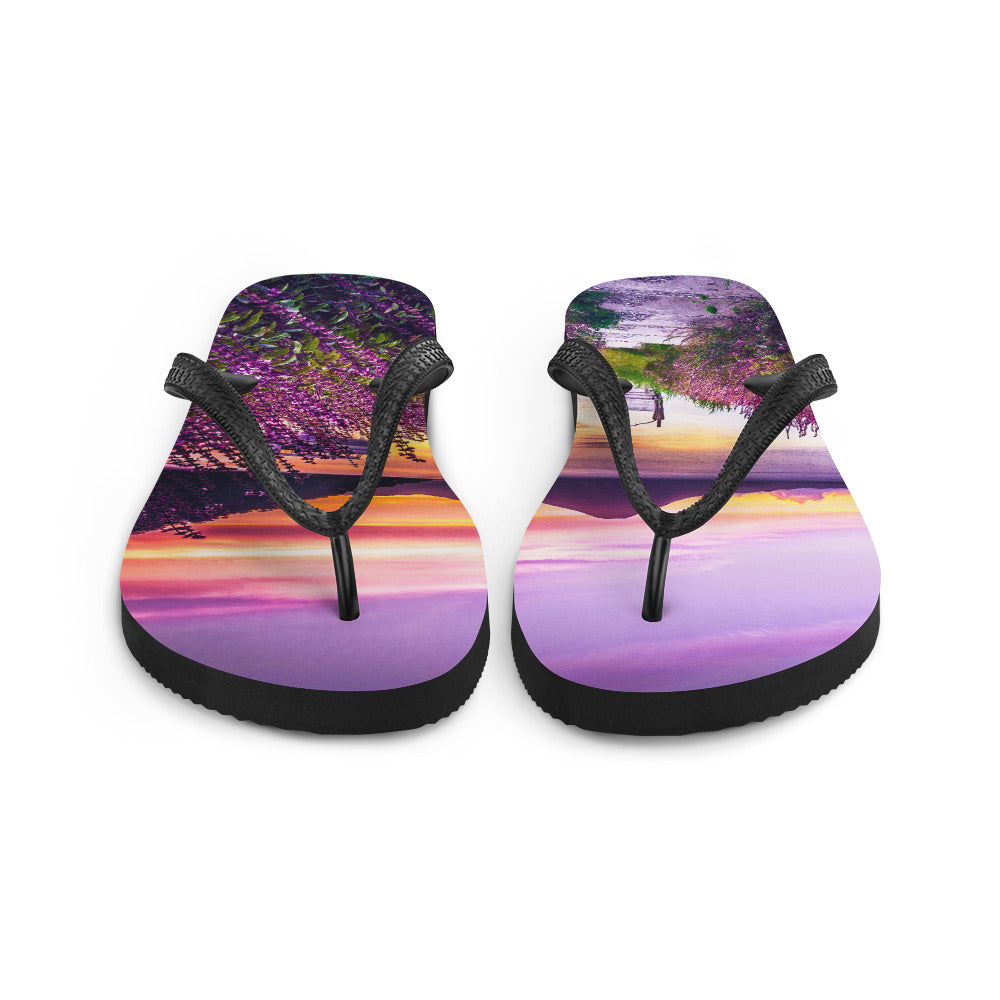 Purple Sunset Comfort Flip-Flops