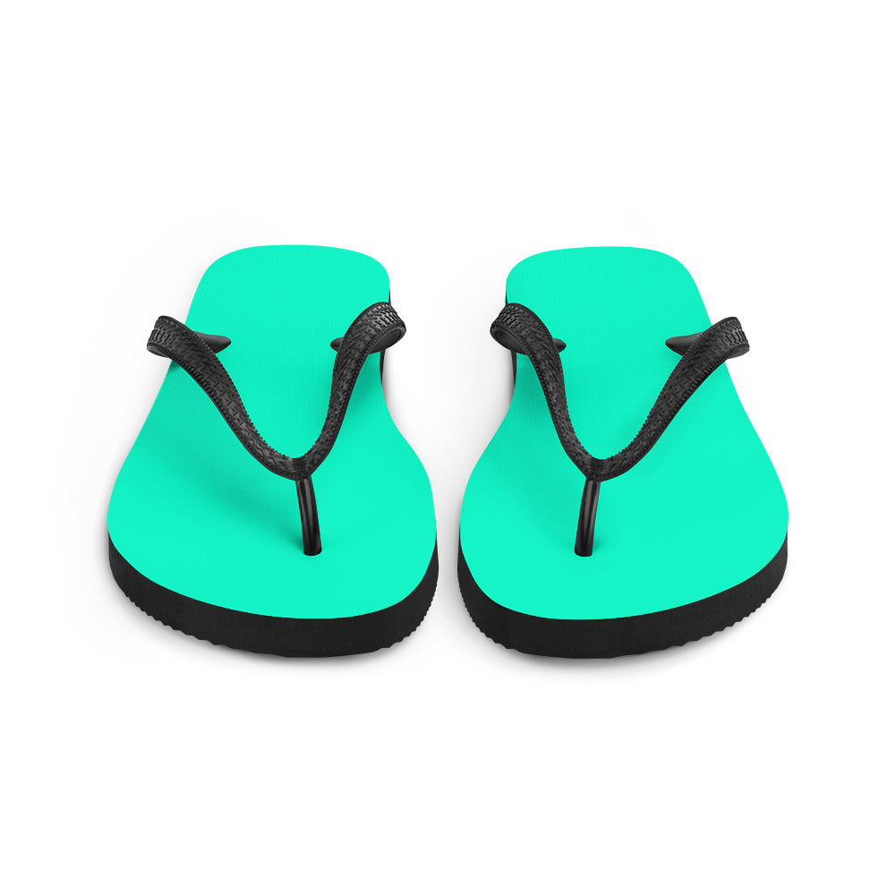 Vivid Teal Comfort Flip-Flops