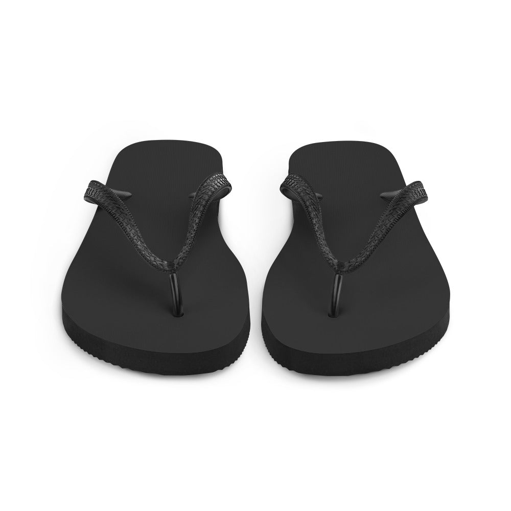 Charcoal Black Comfort Flip-Flops
