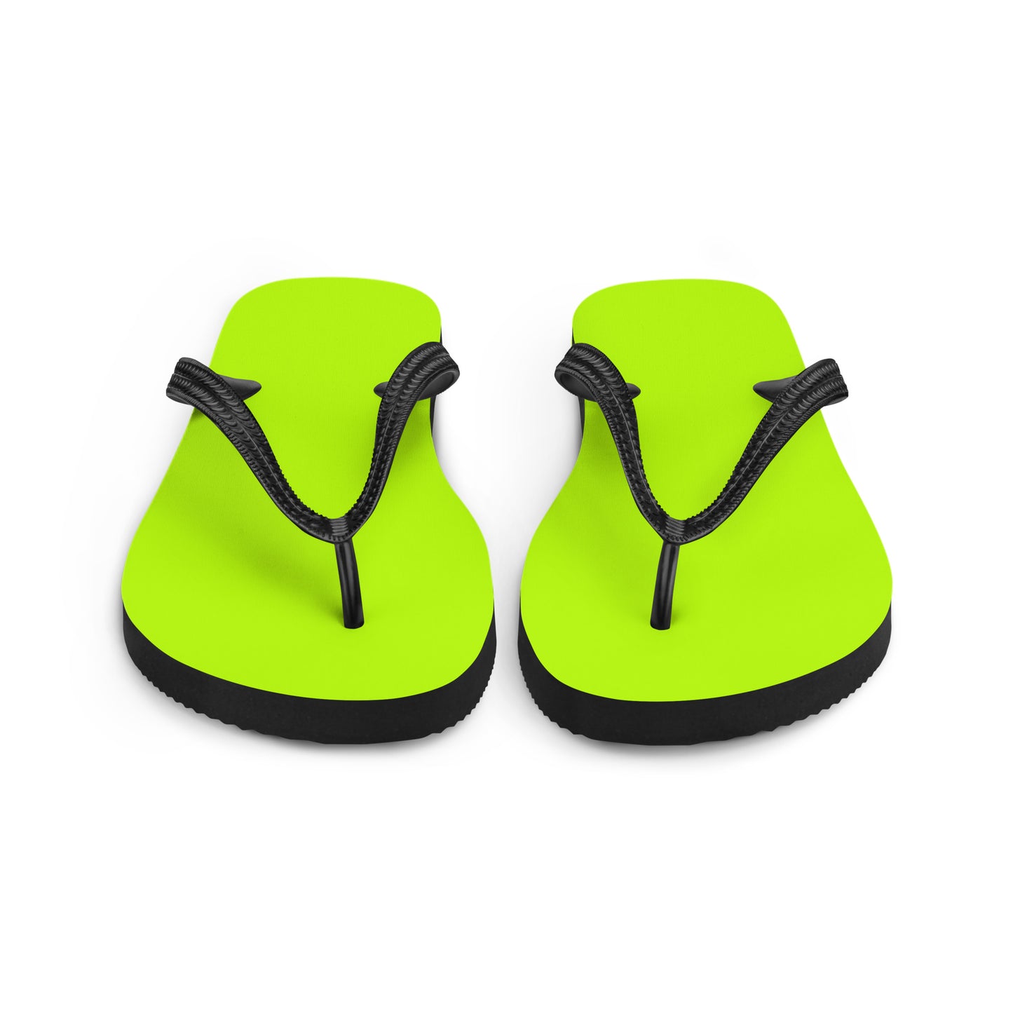 Neon Green Comfort Flip-Flops
