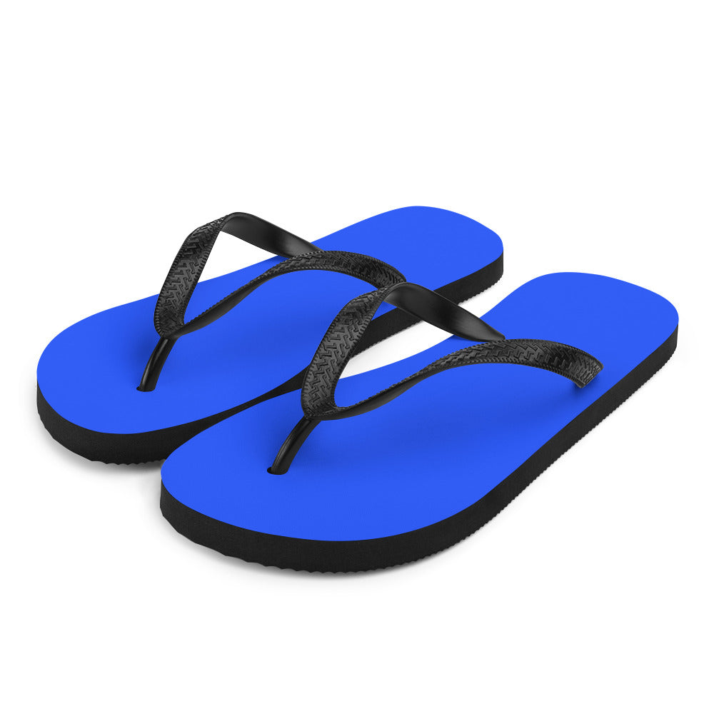 Neon Blue Comfort Flip-Flops