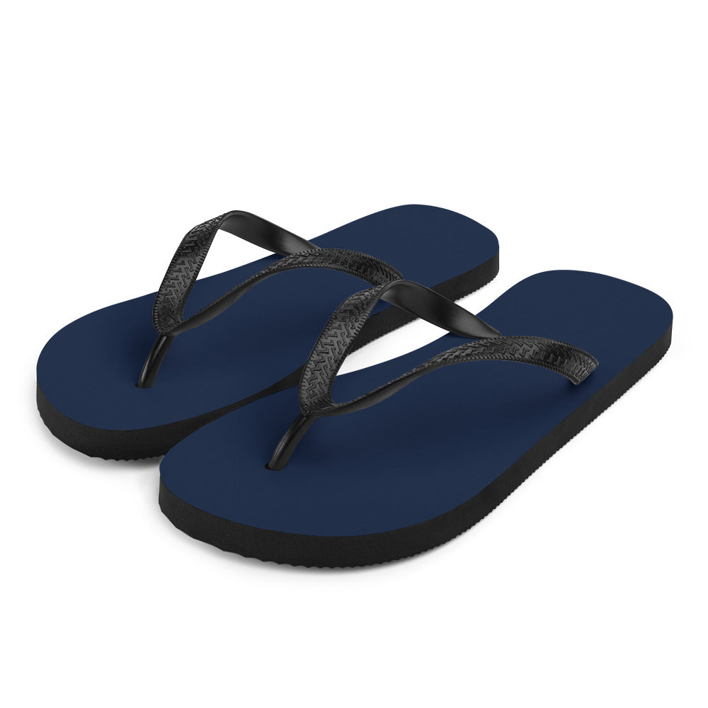 Navy Blue Comfort Flip-Flops