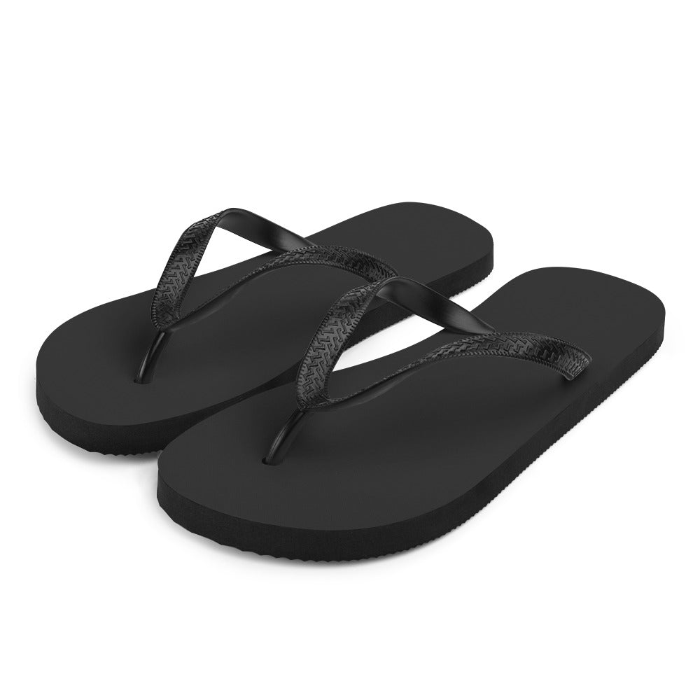 Charcoal Black Comfort Flip-Flops