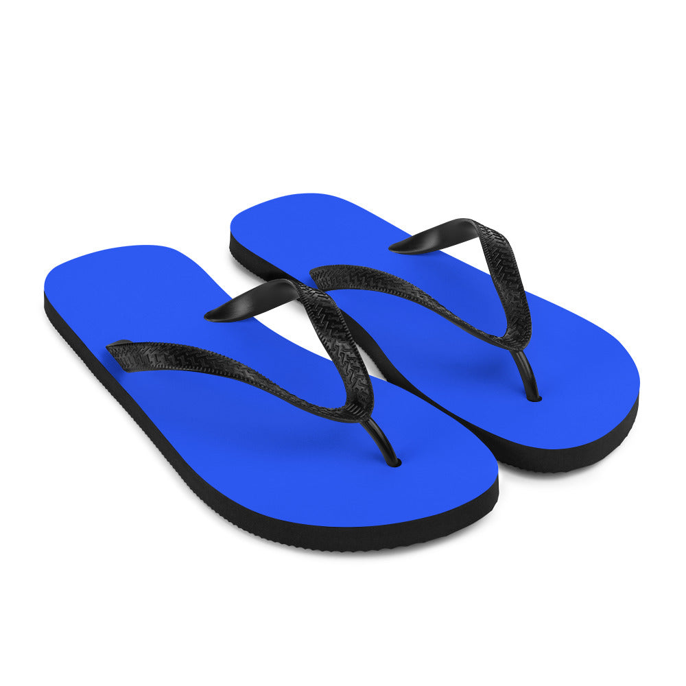 Neon Blue Comfort Flip-Flops