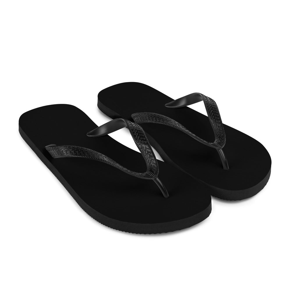 Classic Black Comfort Flip-Flops