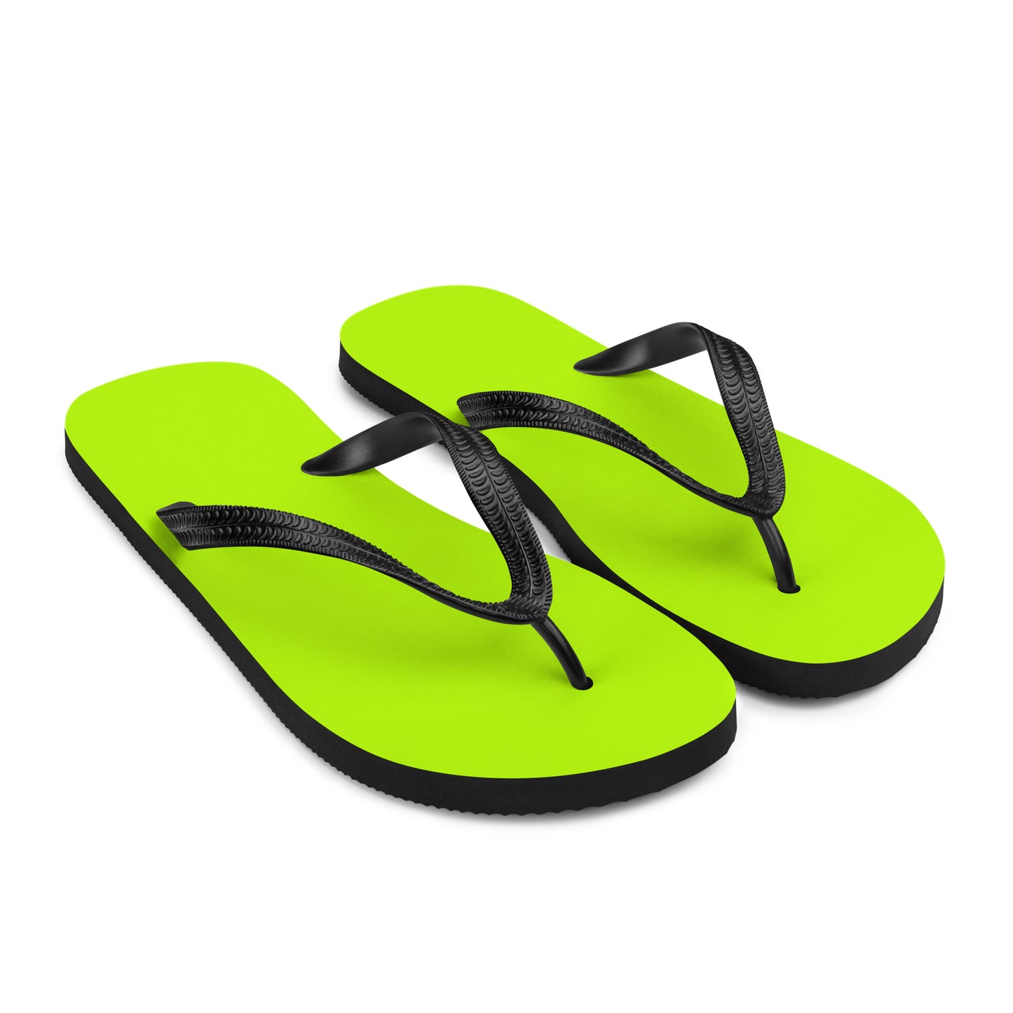 Neon Green Comfort Flip-Flops