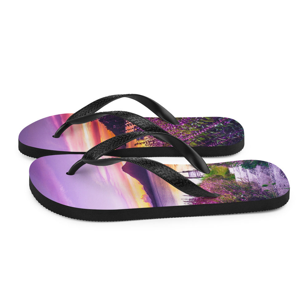 Purple Sunset Comfort Flip-Flops