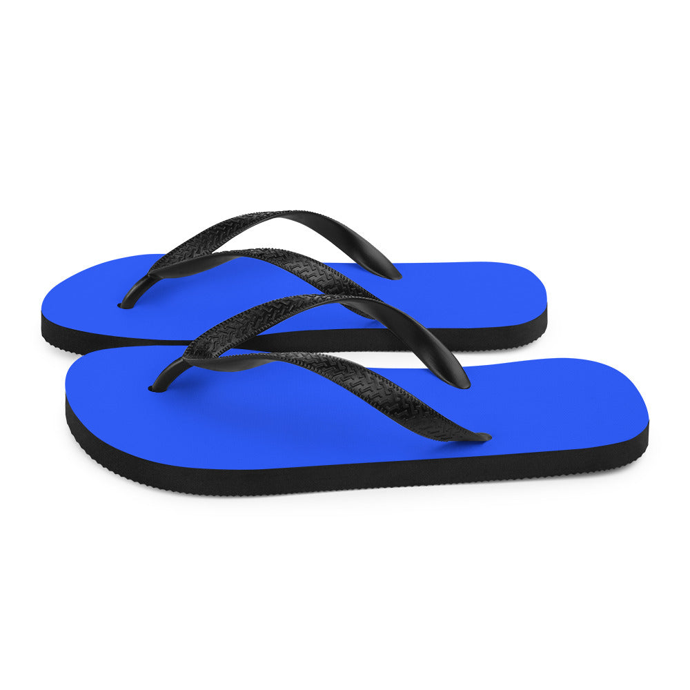 Neon Blue Comfort Flip-Flops
