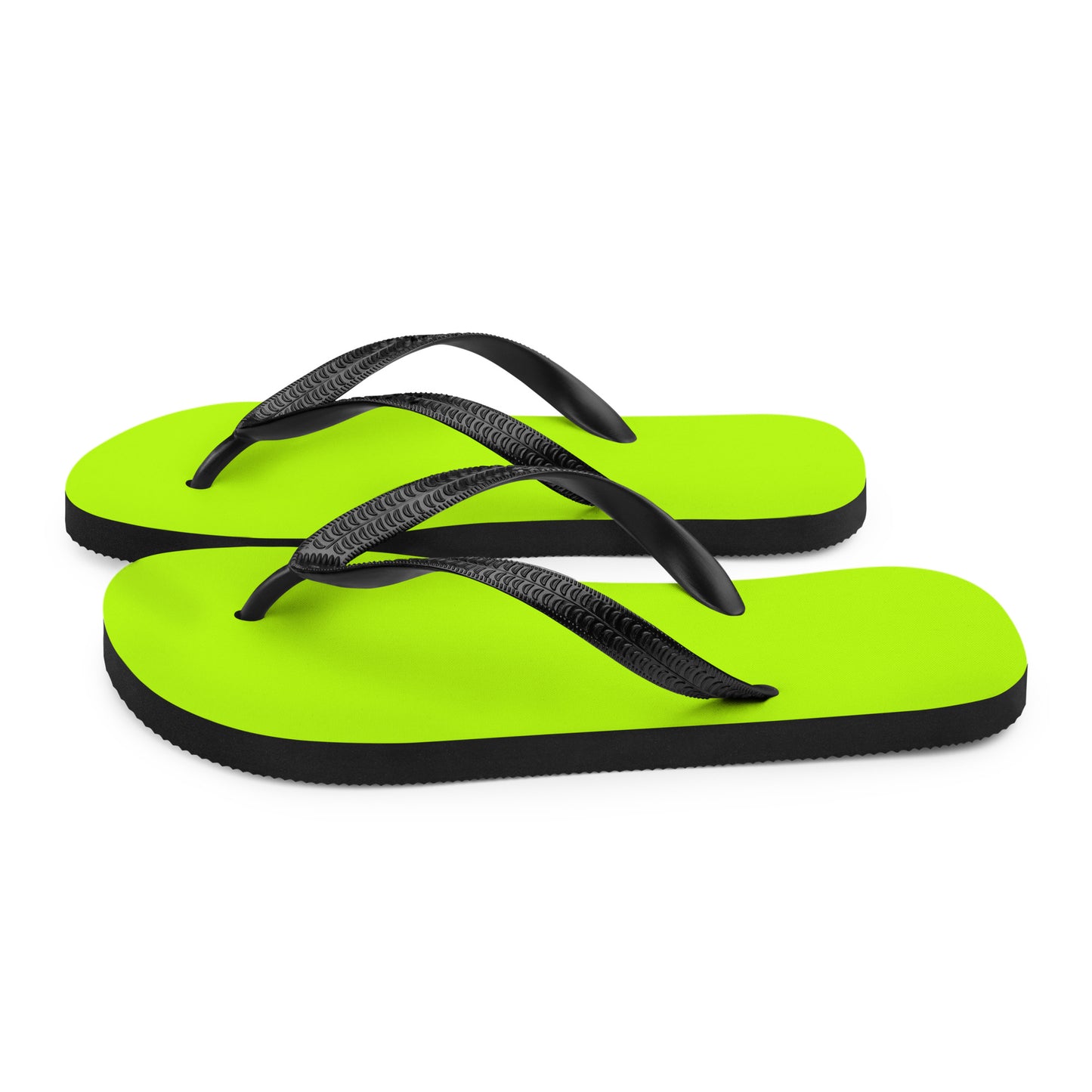 Neon Green Comfort Flip-Flops