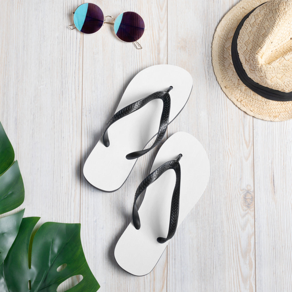 アークティックホワイトコンフォートフリップフロップ