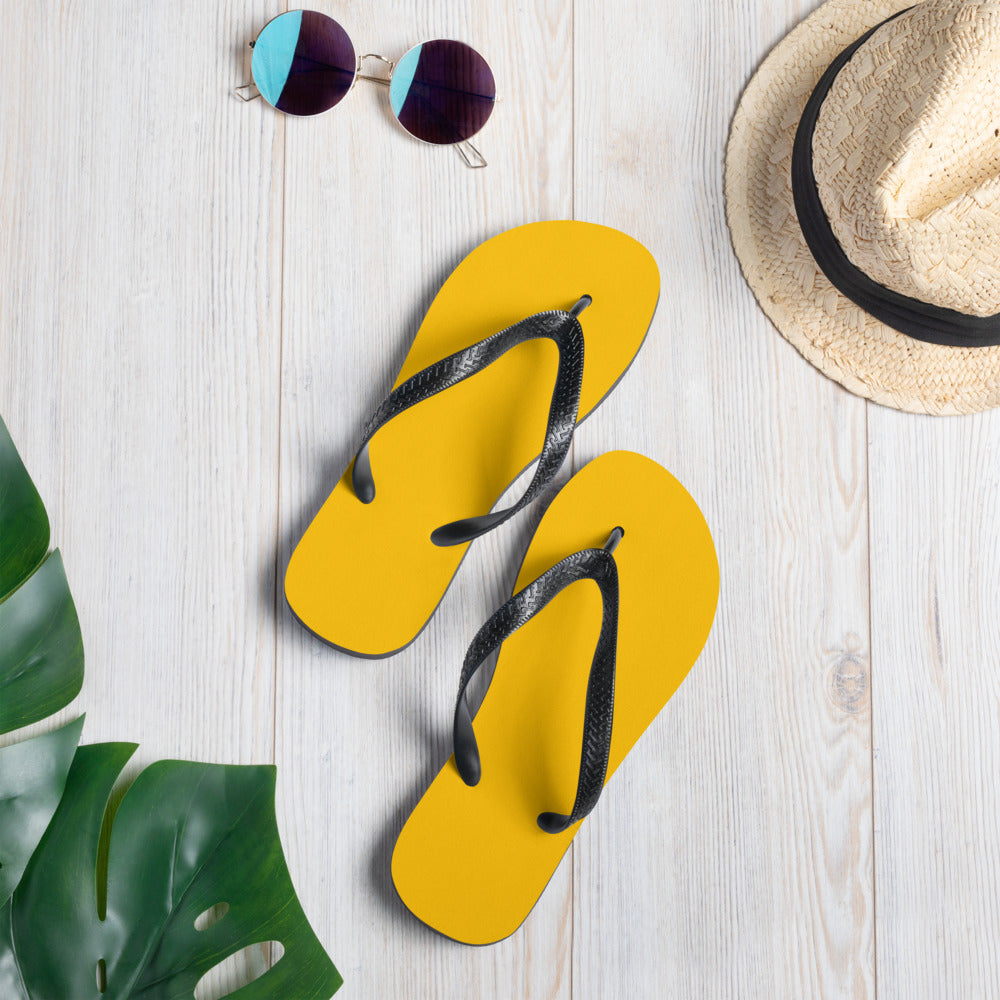 Electric Amber Comfort Flip-Flops