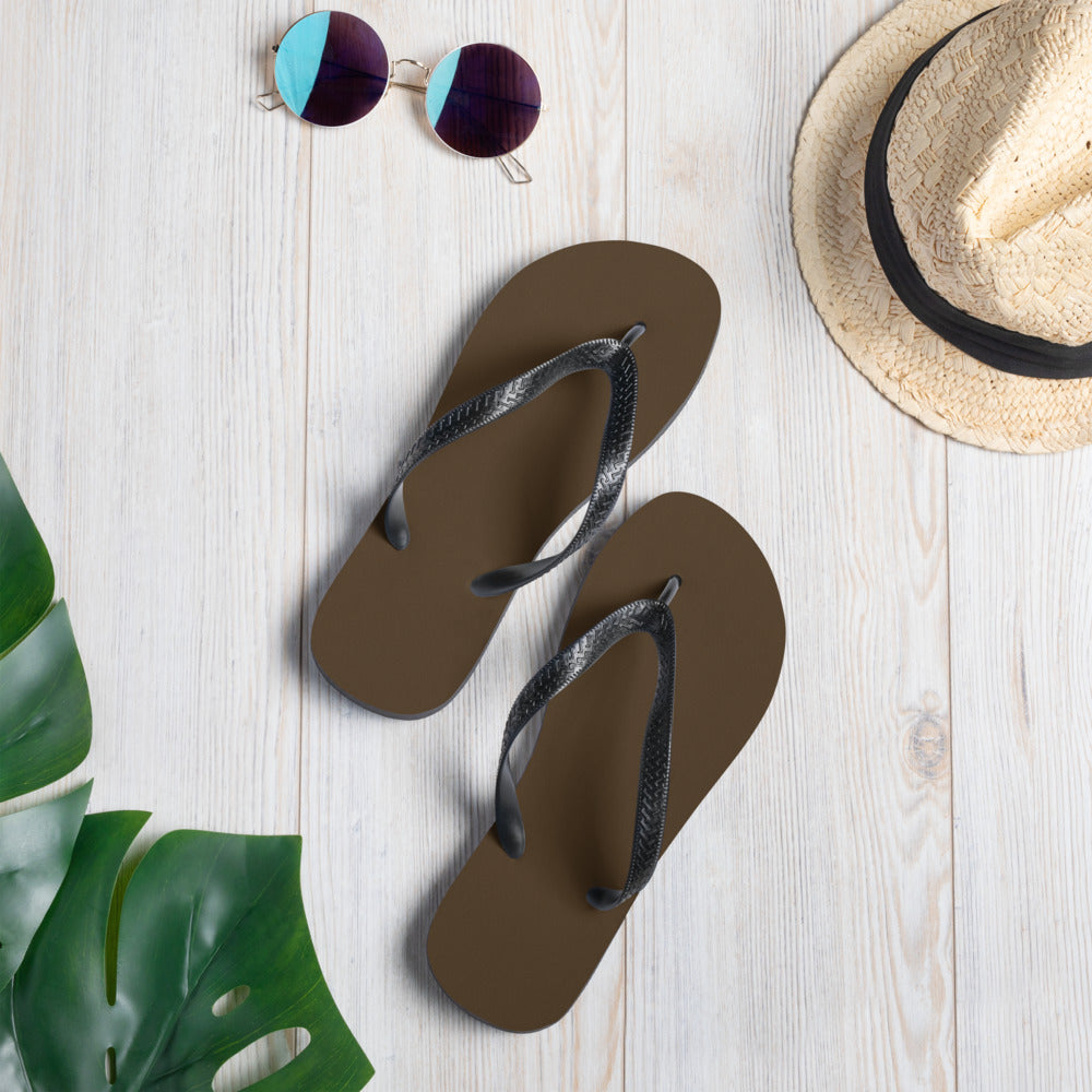 Espresso Brown Comfort Flip-Flops