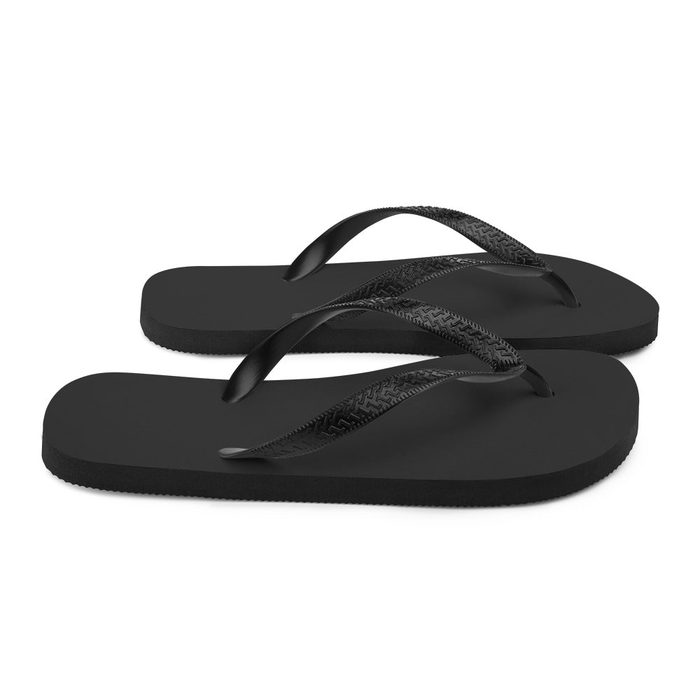 Charcoal Black Comfort Flip-Flops