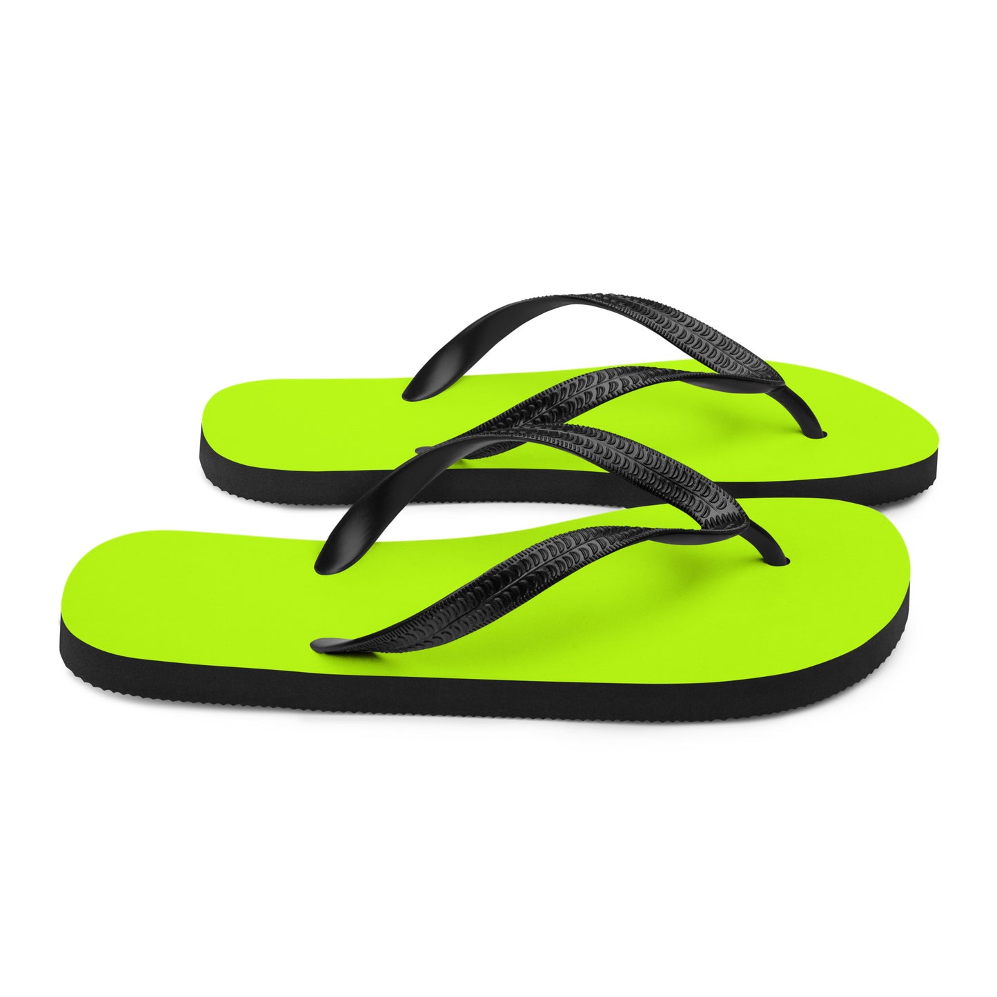 Neon Green Comfort Flip-Flops
