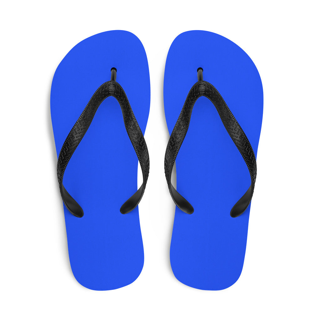 Neon Blue Comfort Flip-Flops