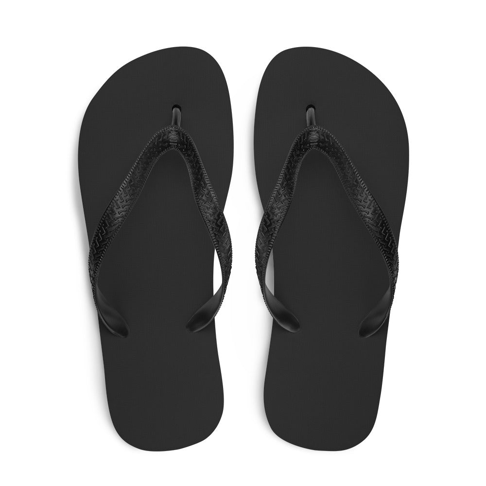 Charcoal Black Comfort Flip-Flops