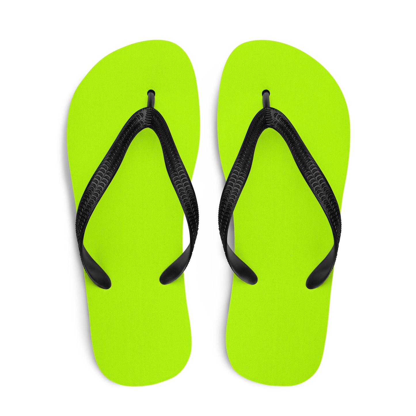 Neon Green Comfort Flip-Flops
