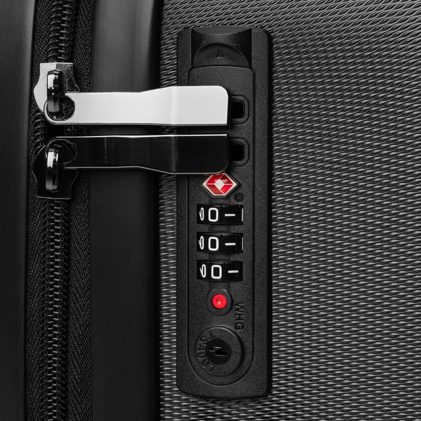 Belgrave Hard Shell Suitcase - Graphite Diamond