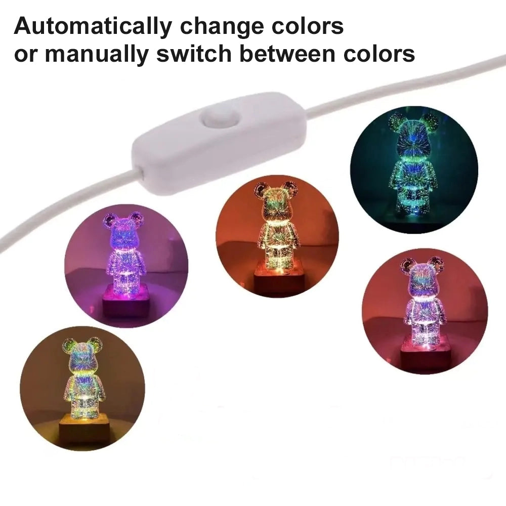 GlowBear Colour-Changing LED Lamp