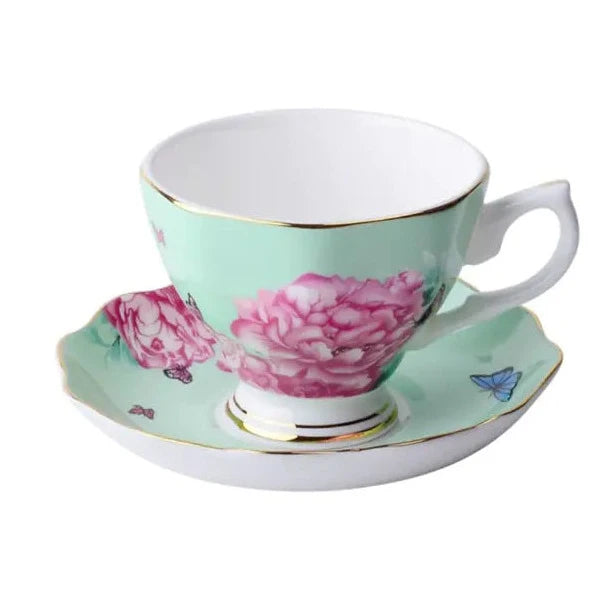 Royal Garden Bone China Tea Cups