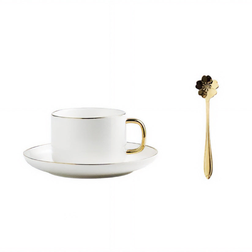Elegant Gilt Rim Ceramic Dinnerware Set