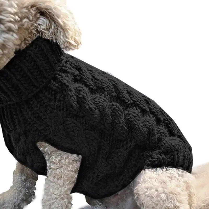 ComfyPup Soft Winter Cable Knit Sweater