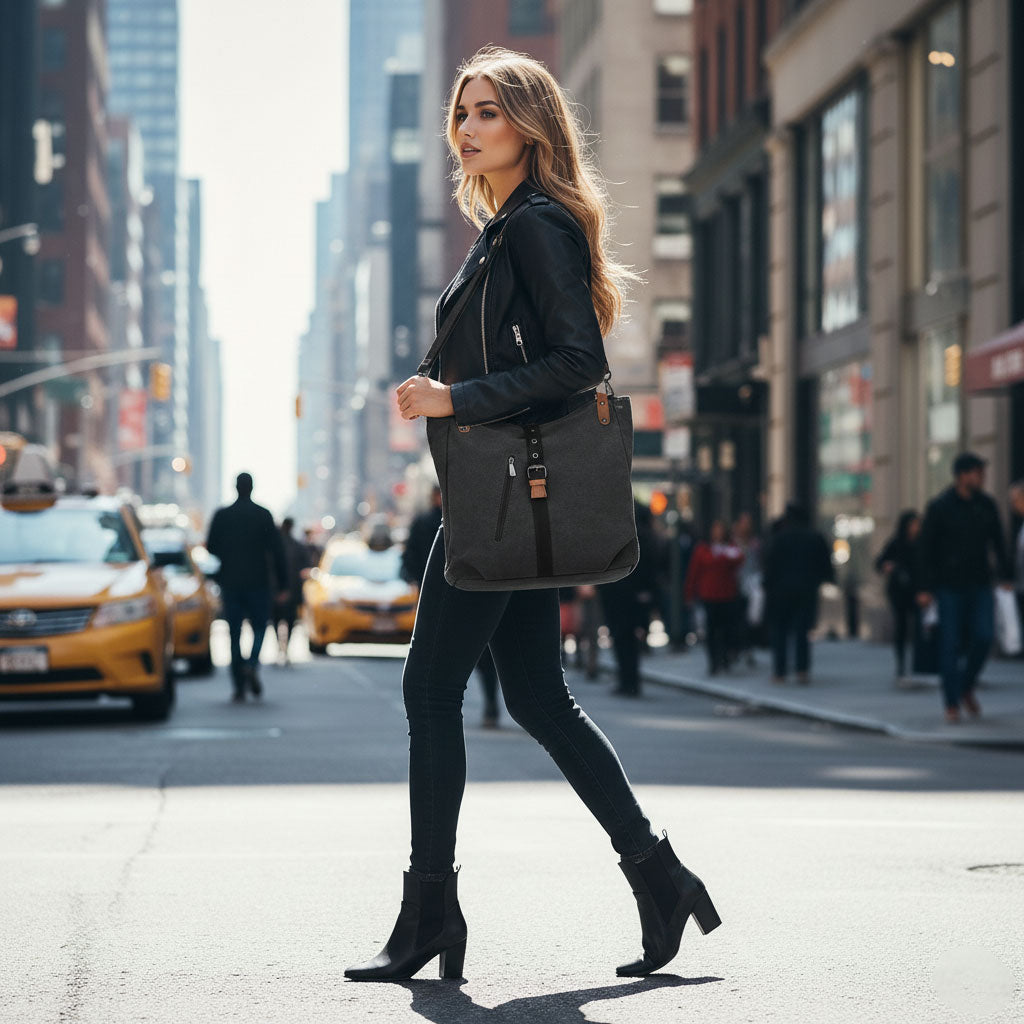 The Madison Large-Capacity Retro Shoulder Bag