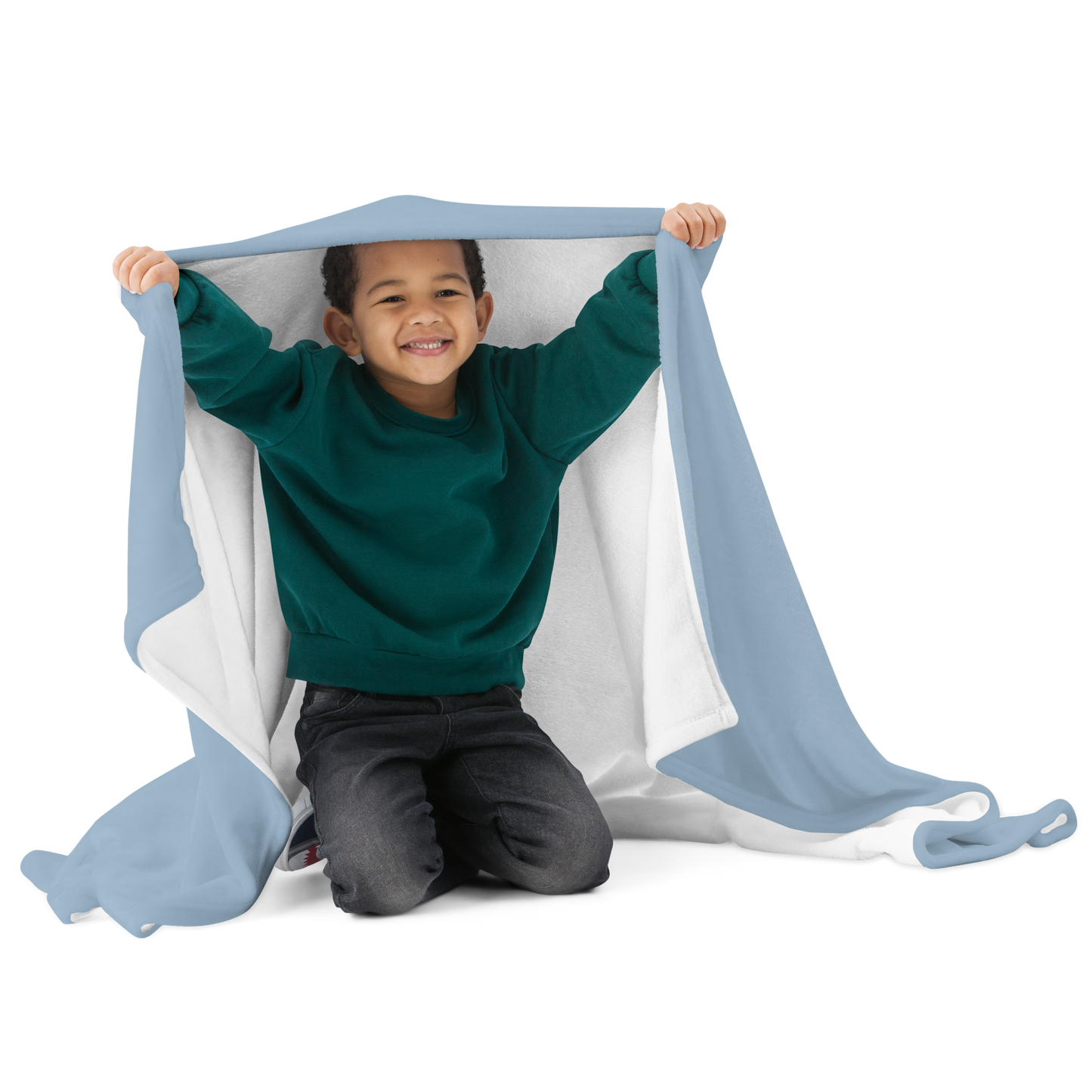 Throw Blanket - Misty Blue