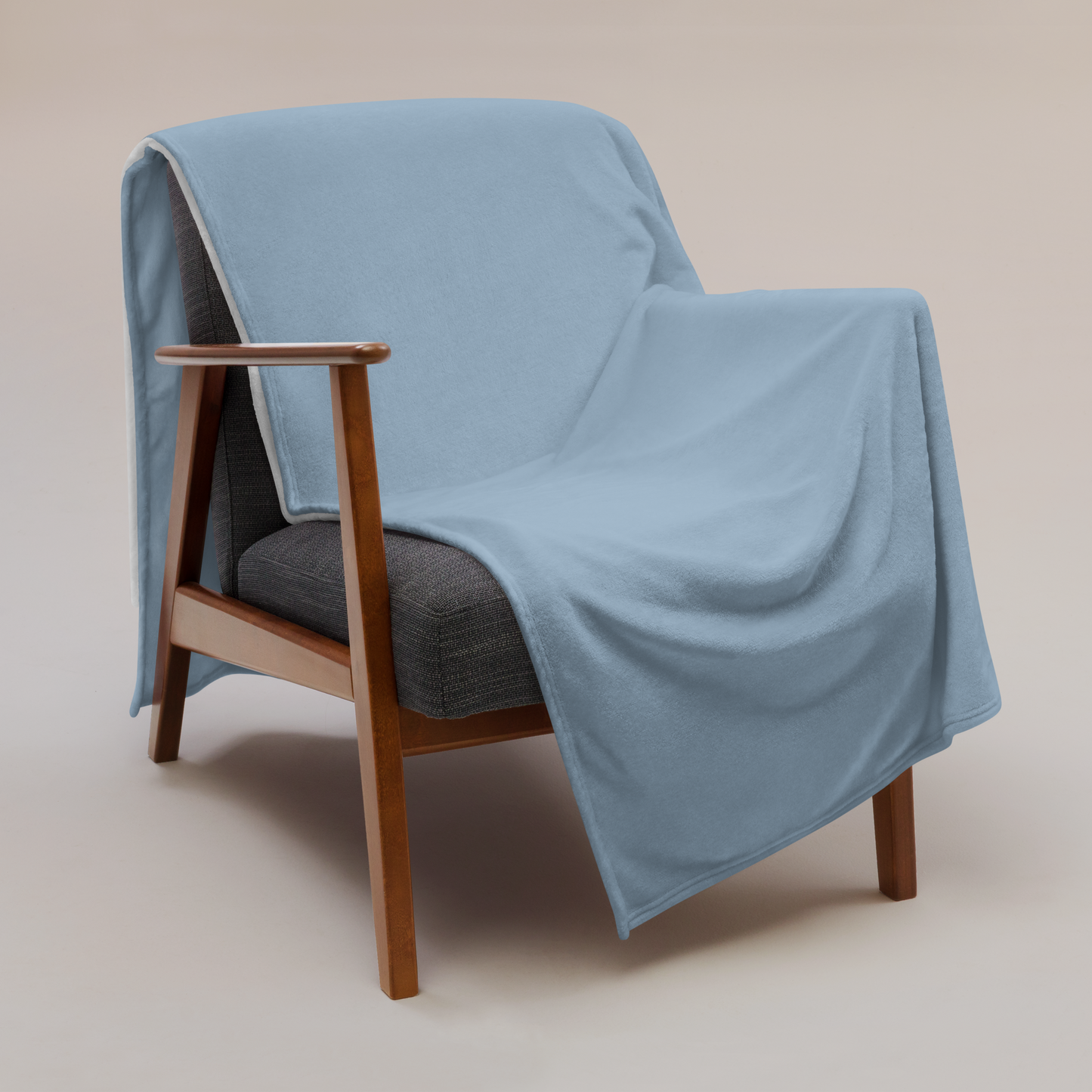 Throw Blanket - Misty Blue
