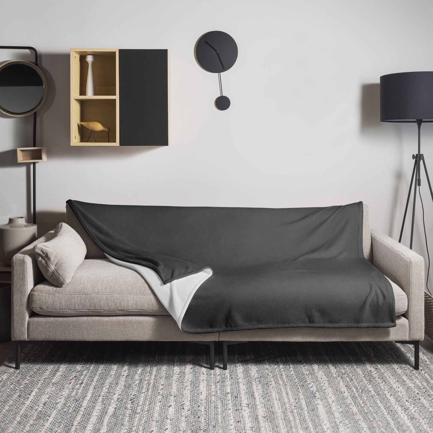 Throw Blanket - Charcoal Grey