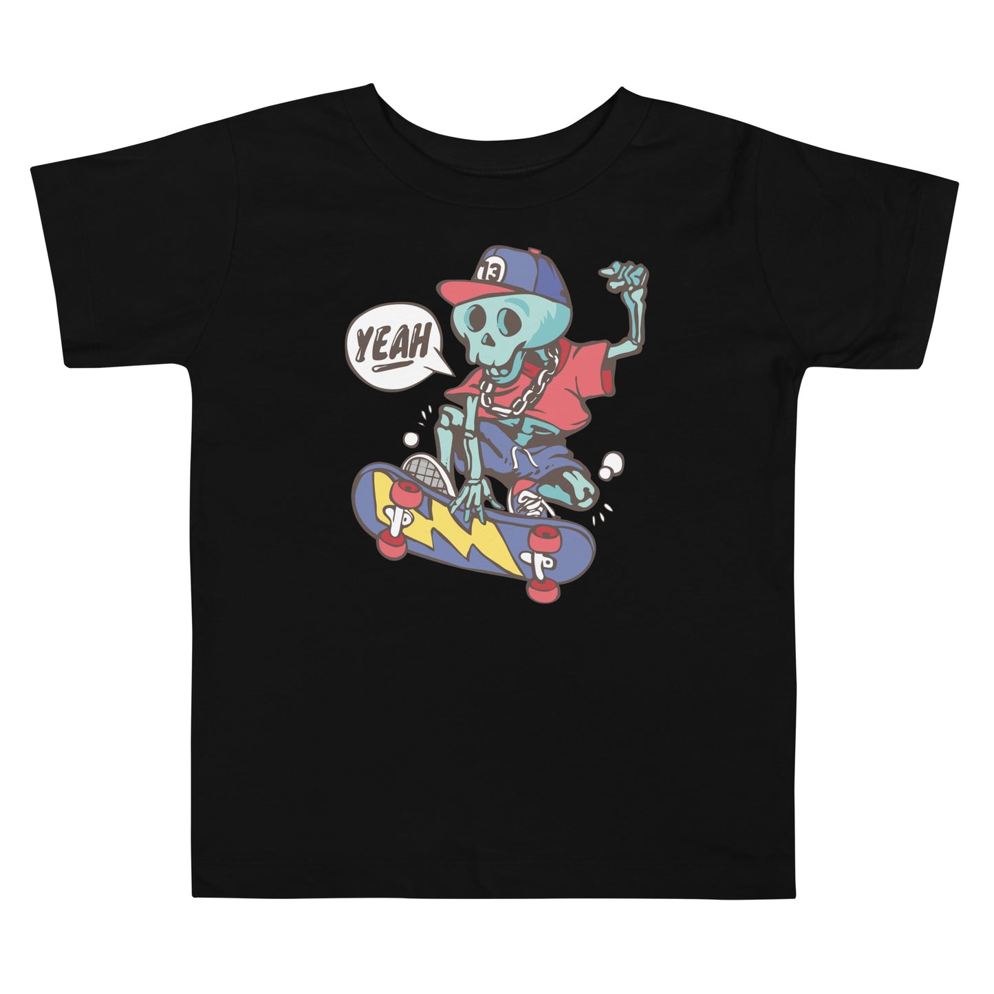 Toddler Short Sleeve Tee - Skeleton Skater