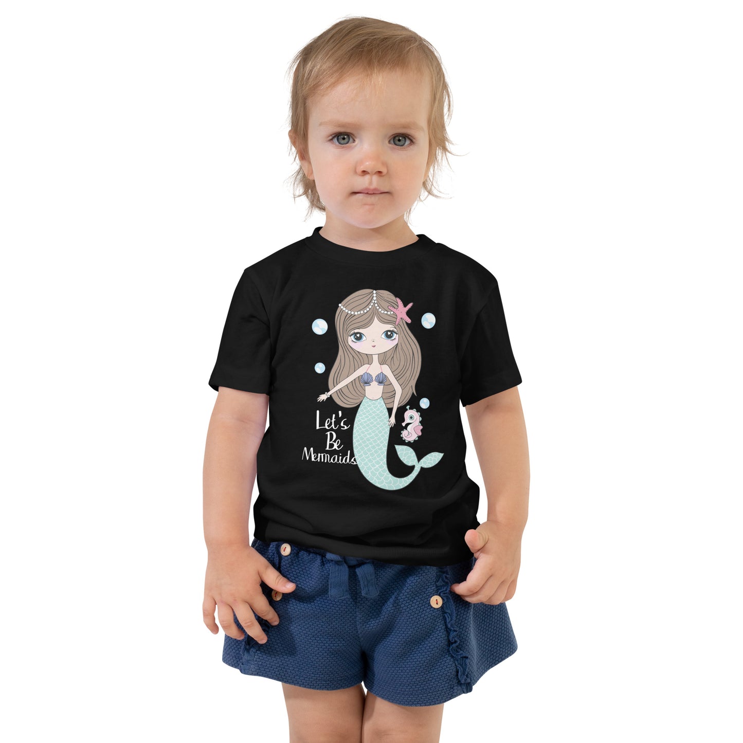 Toddler Short Sleeve Tee - Let's be Mermaids