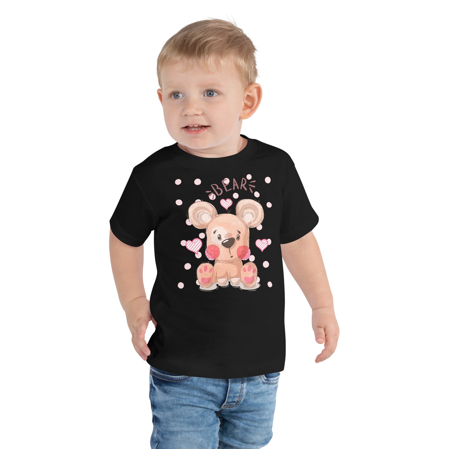 Toddler Short Sleeve Tee - Teddy Bear