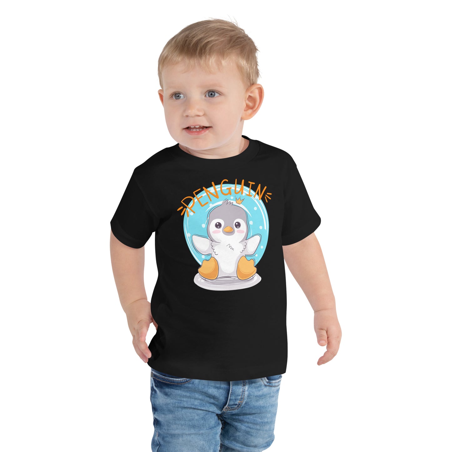 Toddler Short Sleeve Tee - Penguin