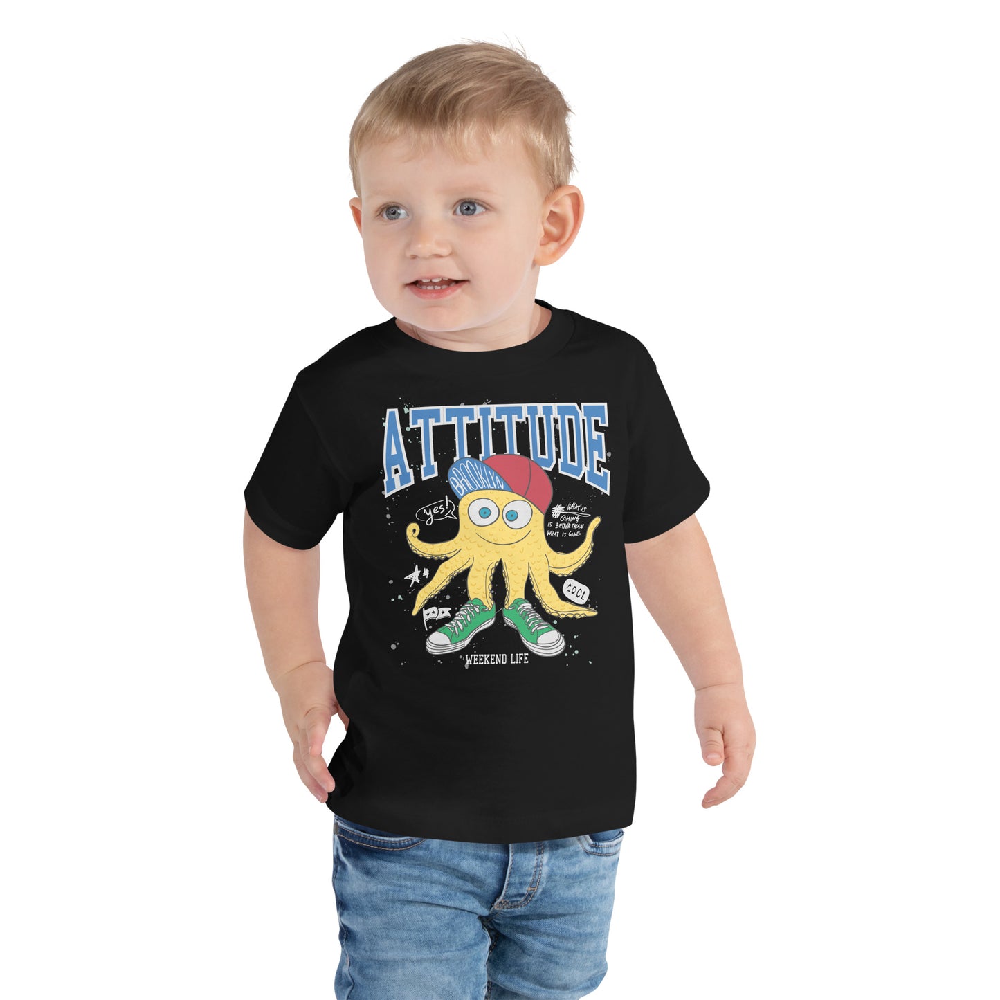 Toddler Short Sleeve Tee - Attitude Monster