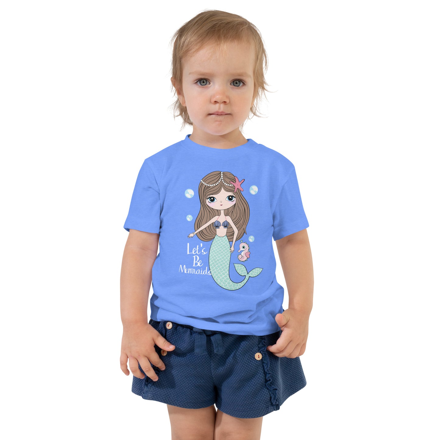 Toddler Short Sleeve Tee - Let's be Mermaids