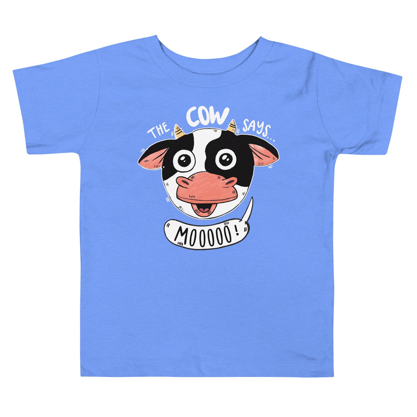 Toddler Short Sleeve Tee - The Cow Says Mooooo