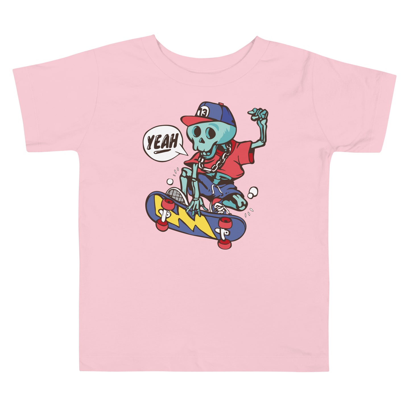 Toddler Short Sleeve Tee - Skeleton Skater