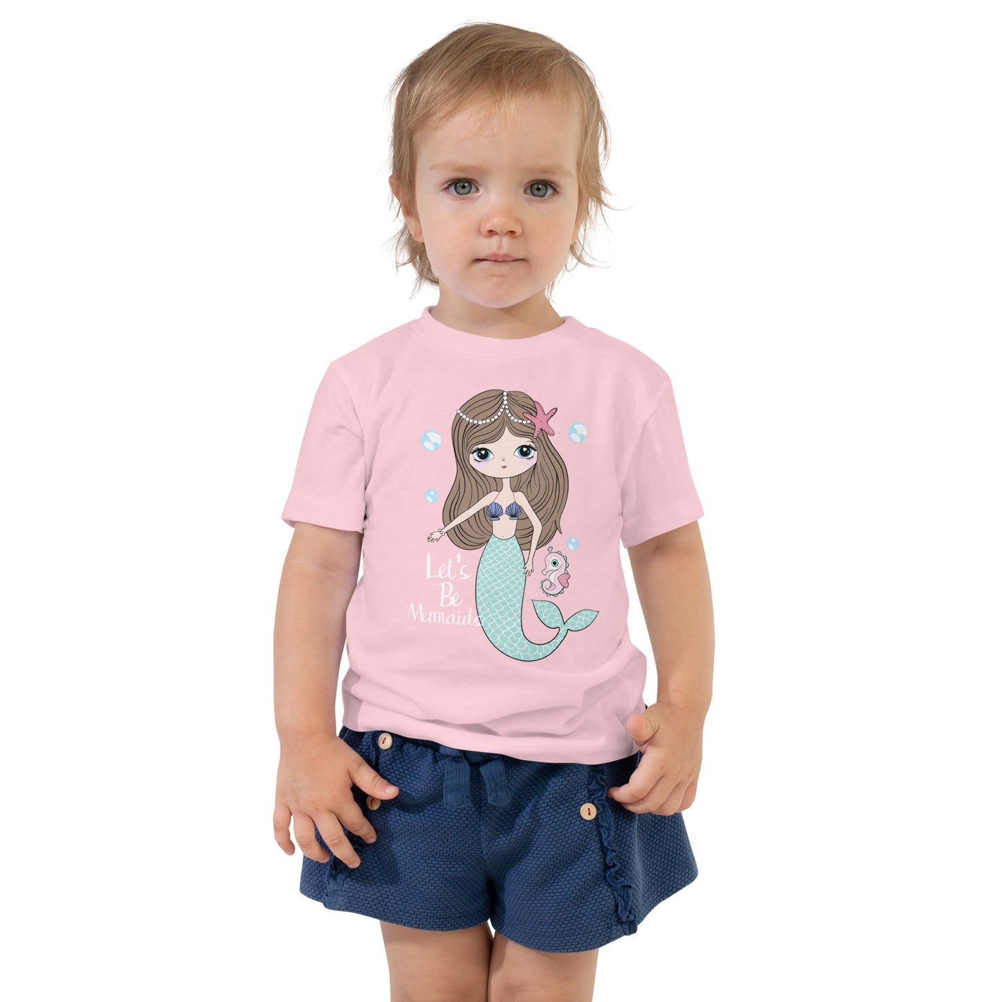 Toddler Short Sleeve Tee - Let's be Mermaids