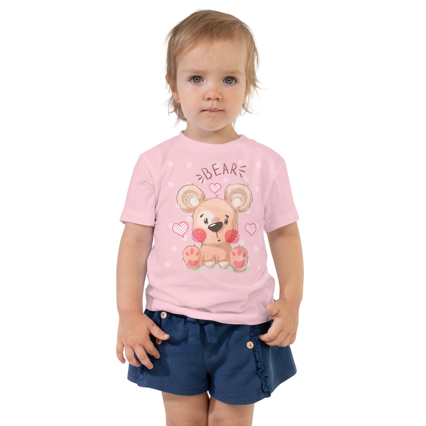 Toddler Short Sleeve Tee - Teddy Bear