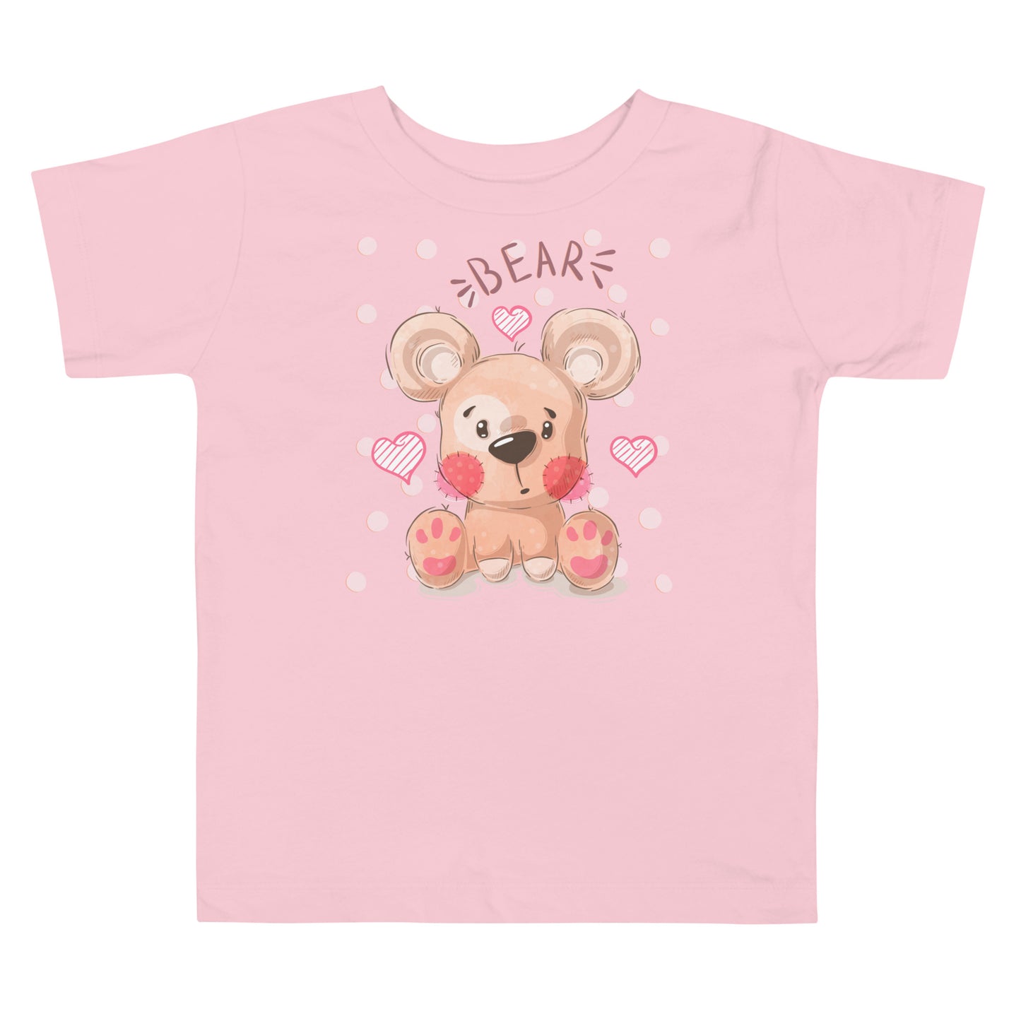 Toddler Short Sleeve Tee - Teddy Bear