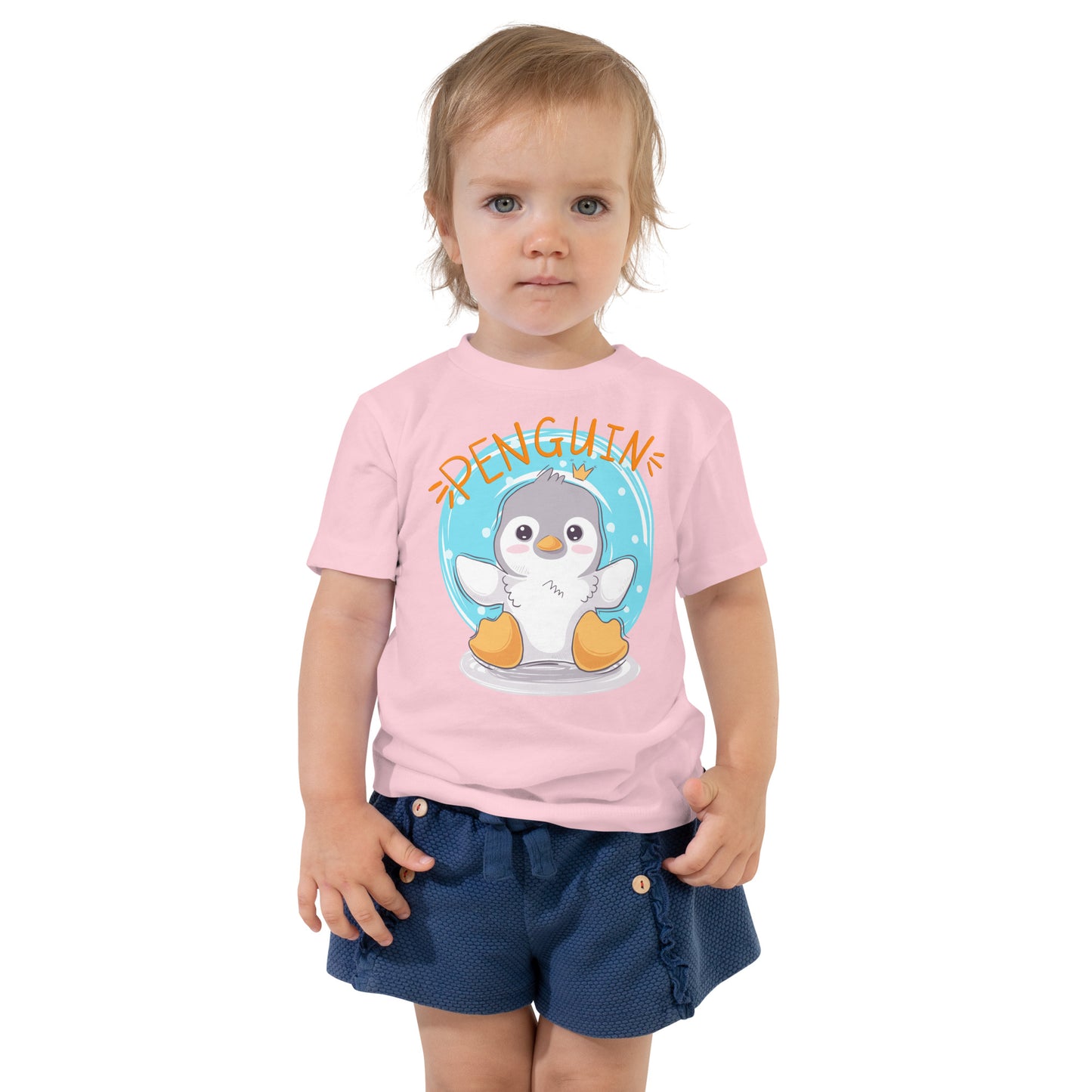 Toddler Short Sleeve Tee - Penguin