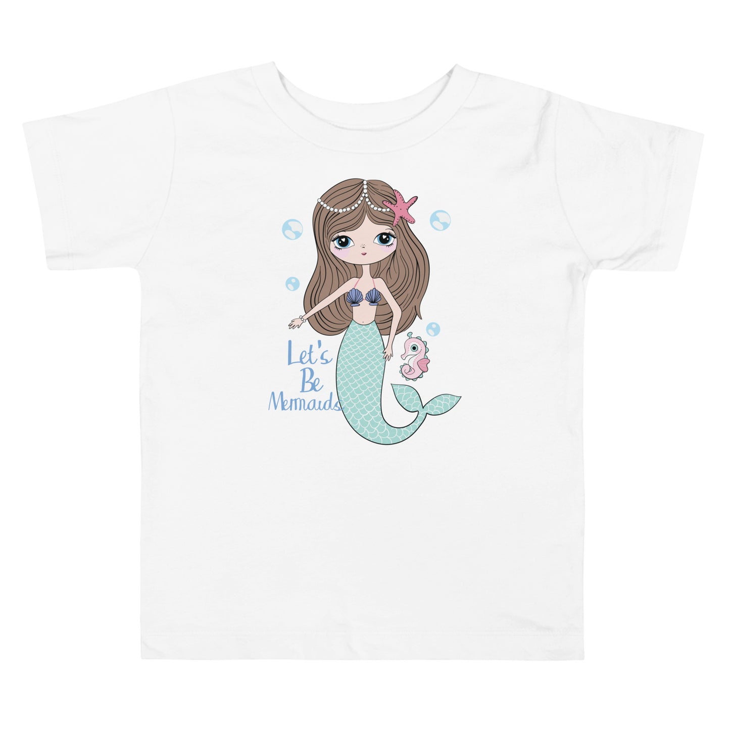 Toddler Short Sleeve Tee - Let's be Mermaids