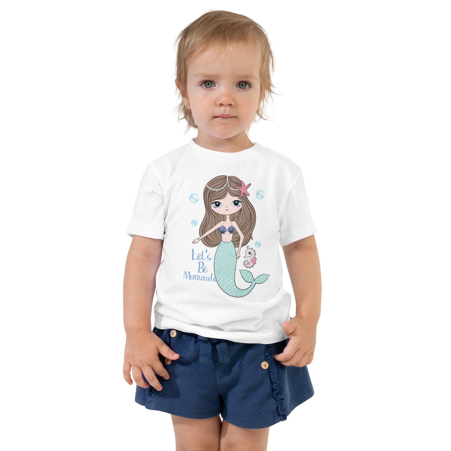 Toddler Short Sleeve Tee - Let's be Mermaids